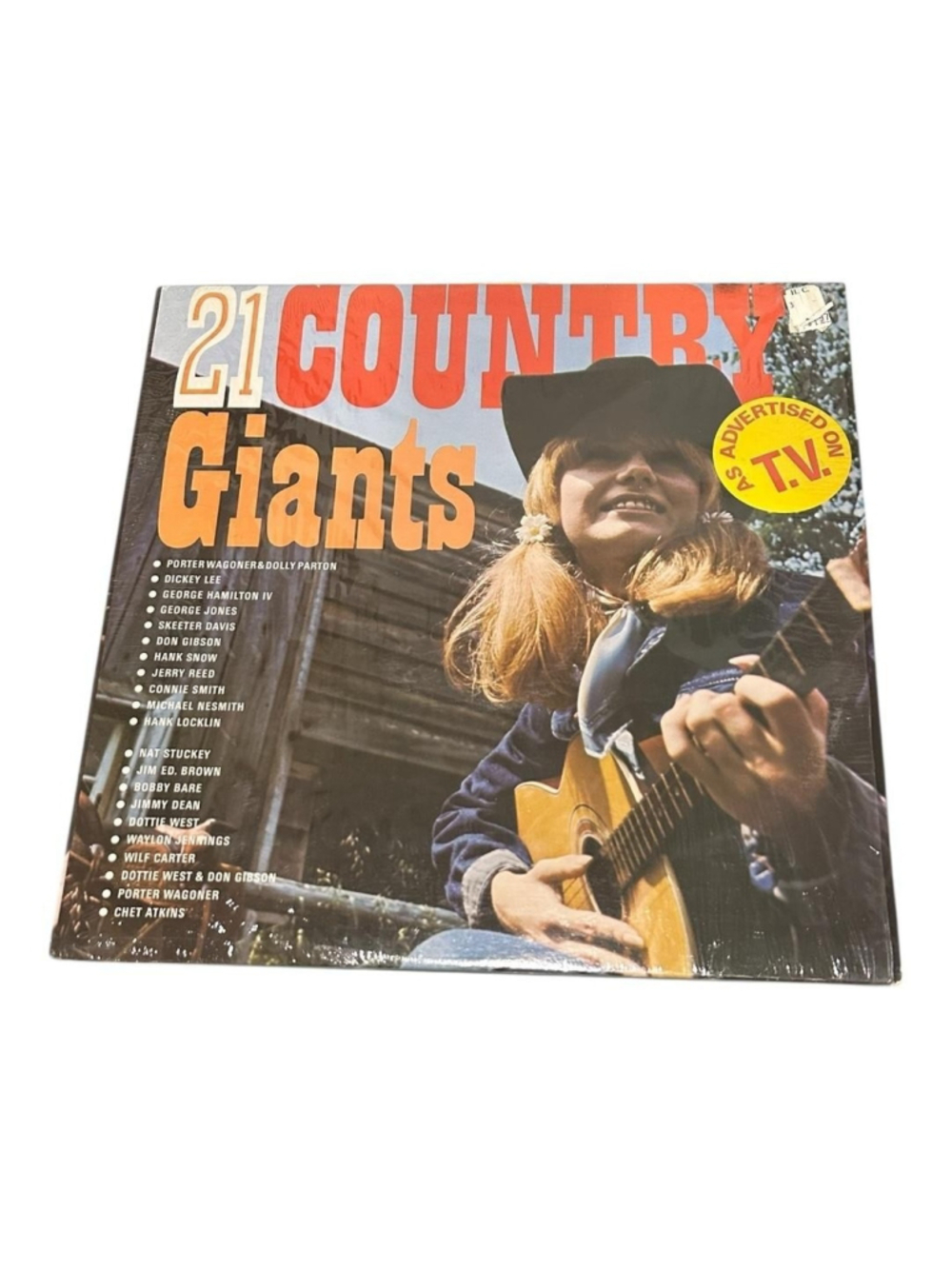 Vintage 21 Country Giants Vinyl LP Various Artists Album Country Black Canada